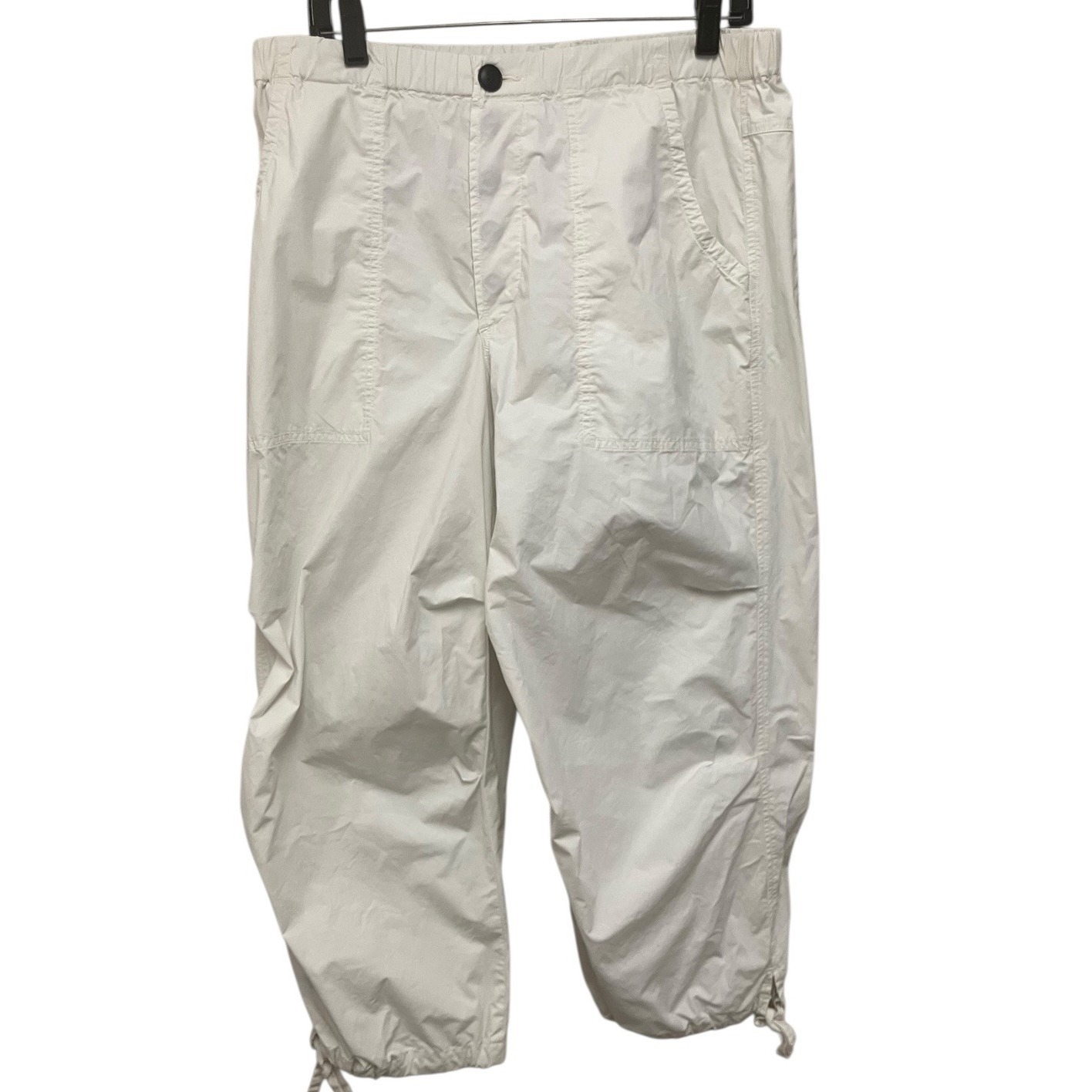 Citizens Of Humanity Luci Jogger Comfy Flight Parachute Relaxed Pant White Lg